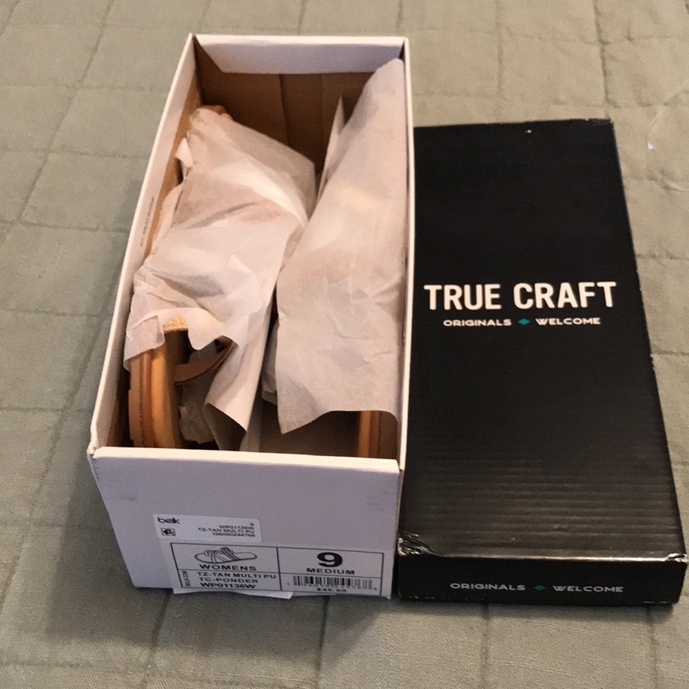 Sandals, Size 9, Truecraft from Belk, New in box - Picture 8 of 8